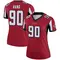 Da'Shawn Hand Women's Legend Red Atlanta Falcons Jersey