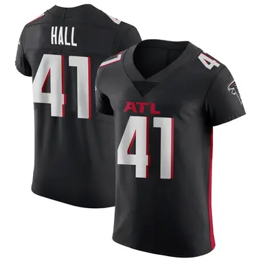 Darren Hall Men's Elite Black Atlanta Falcons Alternate Jersey
