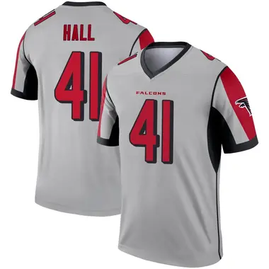 Darren Hall Men's Legend Atlanta Falcons Inverted Silver Jersey