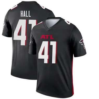 Darren Hall Men's Legend Black Atlanta Falcons Jersey