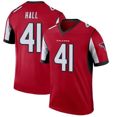 Darren Hall Men's Legend Red Atlanta Falcons Jersey