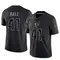 Darren Hall Men's Limited Black Atlanta Falcons Reflective Jersey