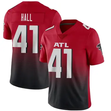 Darren Hall Men's Limited Red Atlanta Falcons Vapor 2nd Alternate Jersey
