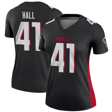 Darren Hall Women's Legend Black Atlanta Falcons Jersey