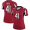 Darren Hall Women's Legend Red Atlanta Falcons Jersey