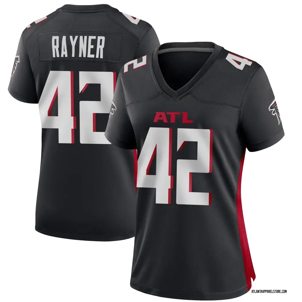 Daveren Rayner Women's Game Black Atlanta Falcons Alternate Jersey