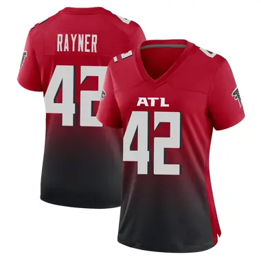 Daveren Rayner Women's Game Red Atlanta Falcons 2nd Alternate Jersey