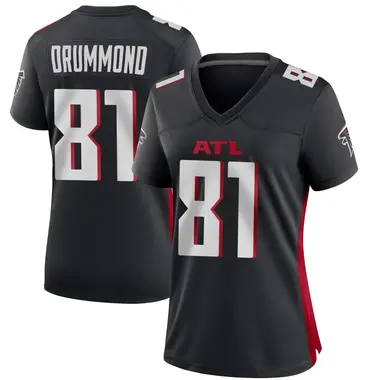Dylan Drummond Women's Game Black Atlanta Falcons Alternate Jersey
