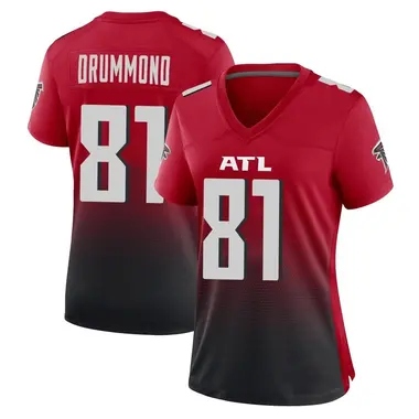 Dylan Drummond Women's Game Red Atlanta Falcons 2nd Alternate Jersey