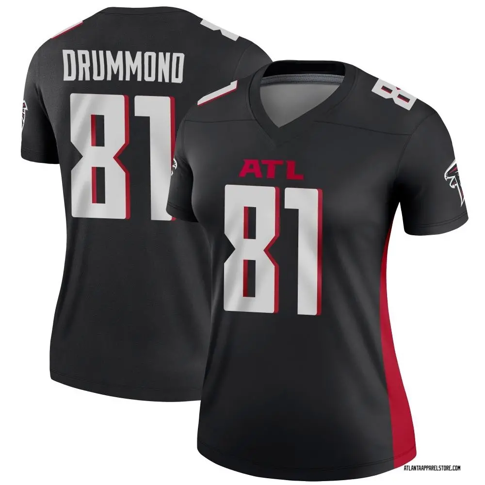 Dylan Drummond Women's Legend Black Atlanta Falcons Jersey
