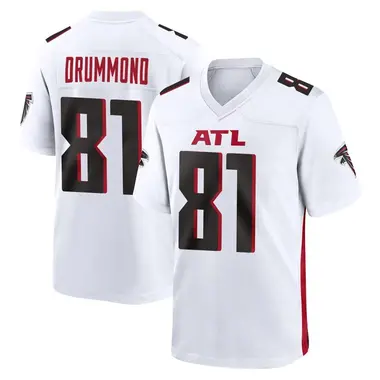 Dylan Drummond Youth Game White Atlanta Falcons Jersey