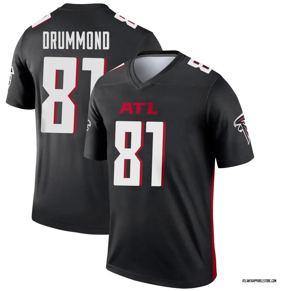 Dylan Drummond Youth Legend Black Atlanta Falcons Jersey