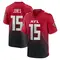 Emory Jones Men's Game Red Atlanta Falcons 2nd Alternate Jersey