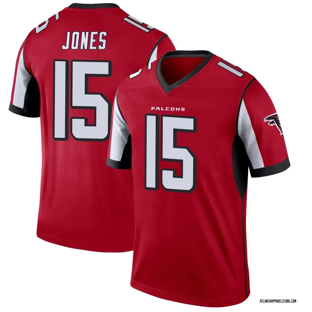 Emory Jones Men's Legend Red Atlanta Falcons Jersey