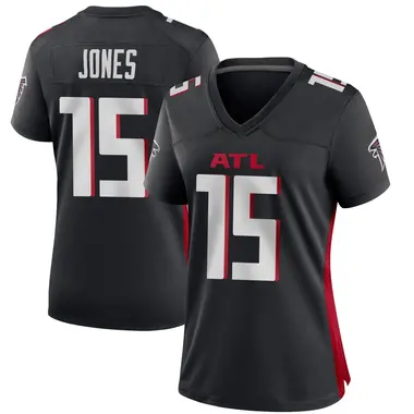Emory Jones Women's Game Black Atlanta Falcons Alternate Jersey