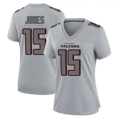 Emory Jones Women's Game Gray Atlanta Falcons Atmosphere Fashion Jersey