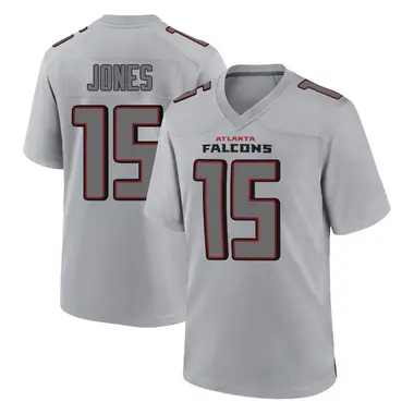 Emory Jones Youth Game Gray Atlanta Falcons Atmosphere Fashion Jersey