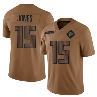Emory Jones Youth Limited Brown Atlanta Falcons 2023 Salute To Service Jersey