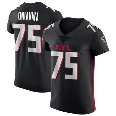 Ethan Onianwa Men's Elite Black Atlanta Falcons Alternate Jersey