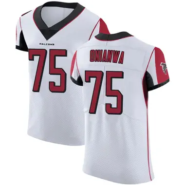 Ethan Onianwa Men's Elite White Atlanta Falcons Jersey
