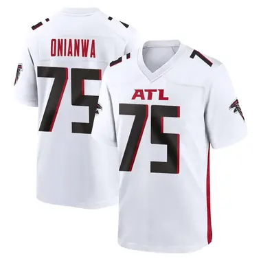Ethan Onianwa Men's Game White Atlanta Falcons Jersey