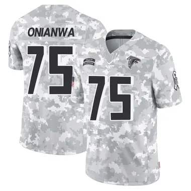 Ethan Onianwa Men's Limited Arctic Camo Atlanta Falcons 2024 Salute to Service Jersey