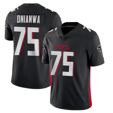 Ethan Onianwa Men's Limited Black Atlanta Falcons Vapor Untouchable Jersey