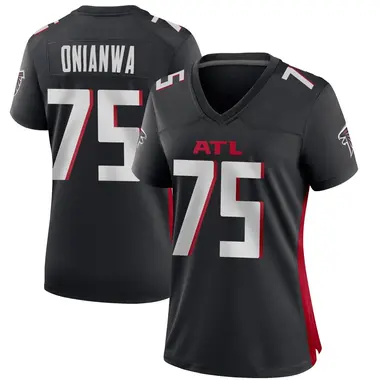 Ethan Onianwa Women's Game Black Atlanta Falcons Alternate Jersey