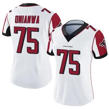 Ethan Onianwa Women's Limited White Atlanta Falcons Vapor Untouchable Jersey