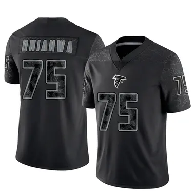 Ethan Onianwa Youth Limited Black Atlanta Falcons Reflective Jersey