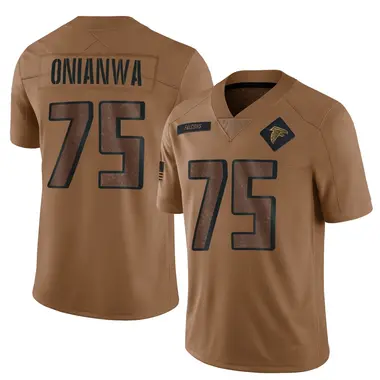 Ethan Onianwa Youth Limited Brown Atlanta Falcons 2023 Salute To Service Jersey