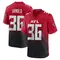 Grayland Arnold Men's Game Red Atlanta Falcons 2nd Alternate Jersey