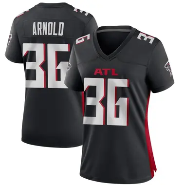 Grayland Arnold Women's Game Black Atlanta Falcons Alternate Jersey
