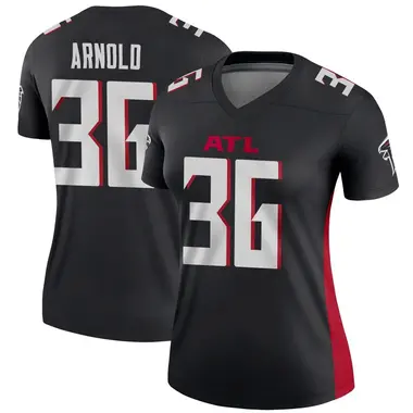 Grayland Arnold Women's Legend Black Atlanta Falcons Jersey