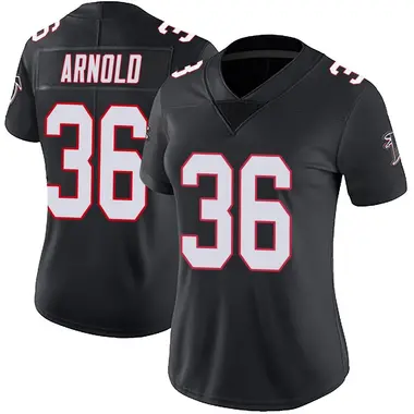 Grayland Arnold Women's Limited Black Atlanta Falcons Vapor Untouchable Jersey