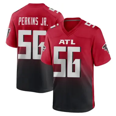 Harold Perkins Jr. Men's Game Red Atlanta Falcons 2nd Alternate Jersey