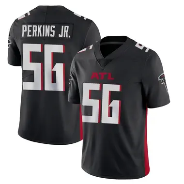 Harold Perkins Jr. Men's Limited Black Atlanta Falcons Vapor Untouchable Jersey