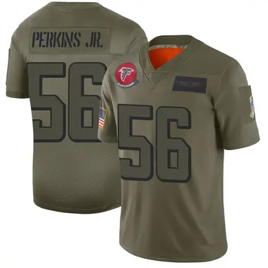 Harold Perkins Jr. Men's Limited Camo Atlanta Falcons 2019 Salute to Service Jersey
