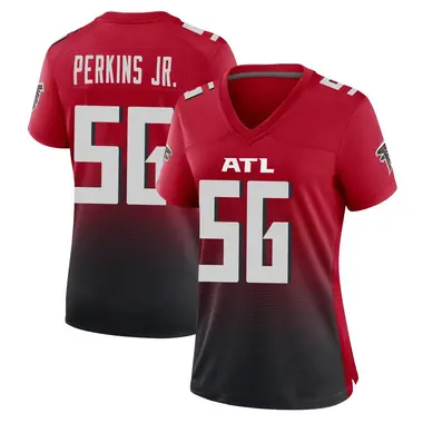 Harold Perkins Jr. Women's Game Red Atlanta Falcons 2nd Alternate Jersey