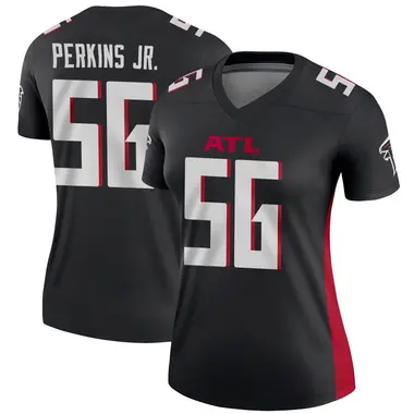 Harold Perkins Jr. Women's Legend Black Atlanta Falcons Jersey
