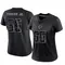Harold Perkins Jr. Women's Limited Black Atlanta Falcons Reflective Jersey