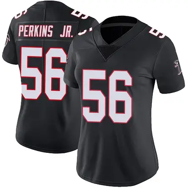 Harold Perkins Jr. Women's Limited Black Atlanta Falcons Vapor Untouchable Jersey