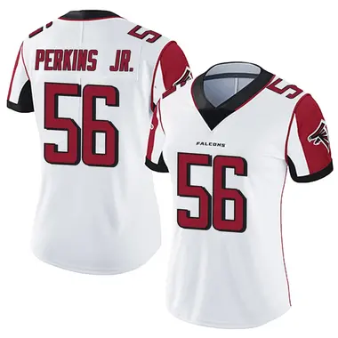 Harold Perkins Jr. Women's Limited White Atlanta Falcons Vapor Untouchable Jersey