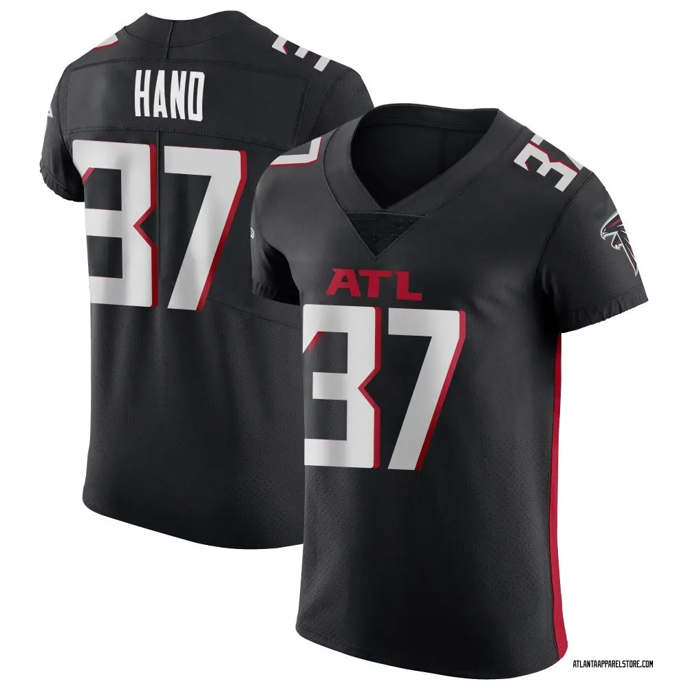 Harrison Hand Men's Elite Black Atlanta Falcons Alternate Jersey