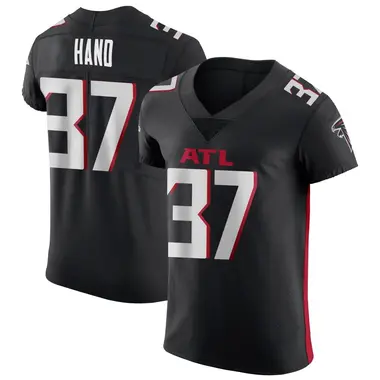 Harrison Hand Men's Elite Black Atlanta Falcons Alternate Jersey