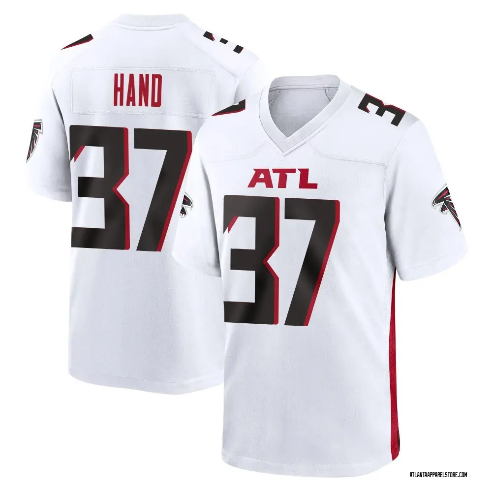 Harrison Hand Men's Game White Atlanta Falcons Jersey