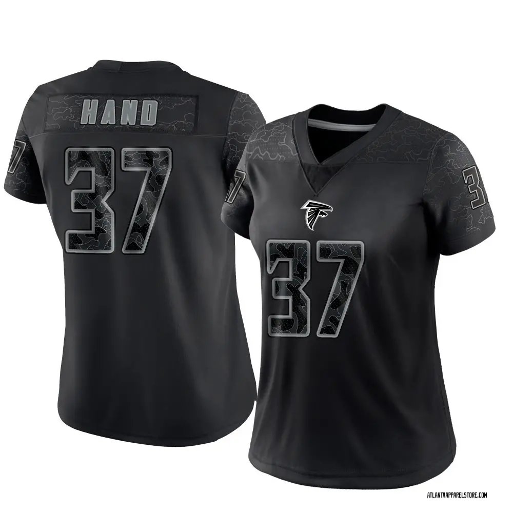 Harrison Hand Women's Limited Black Atlanta Falcons Reflective Jersey