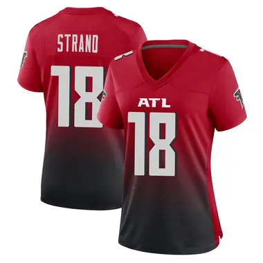 Jack Strand Women's Game Red Atlanta Falcons 2nd Alternate Jersey