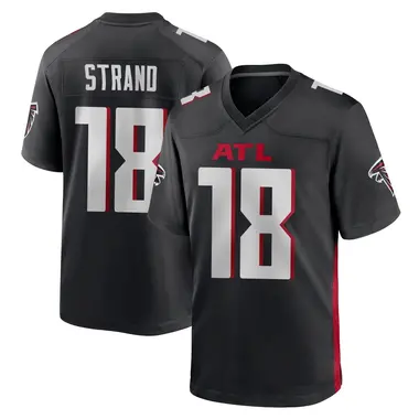 Jack Strand Youth Game Black Atlanta Falcons Alternate Jersey