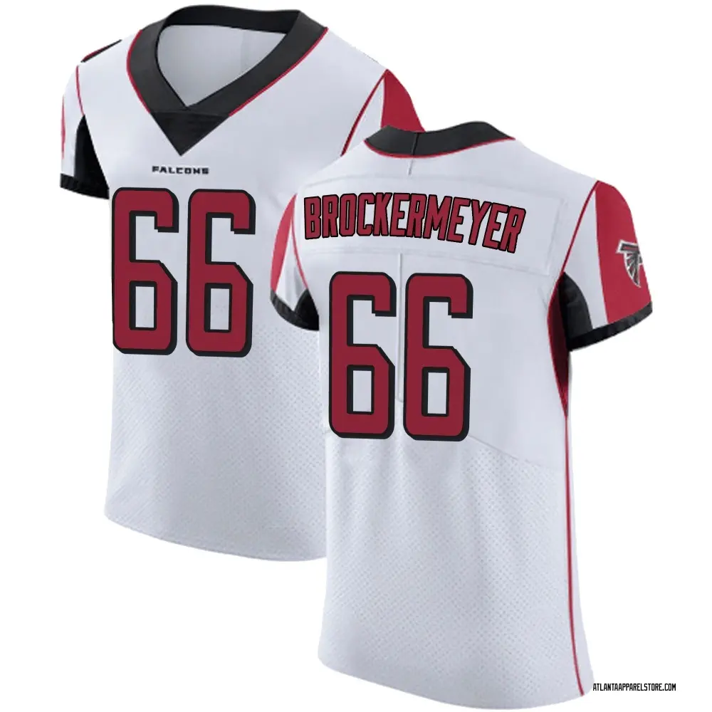 James Brockermeyer Men's Elite White Atlanta Falcons Jersey